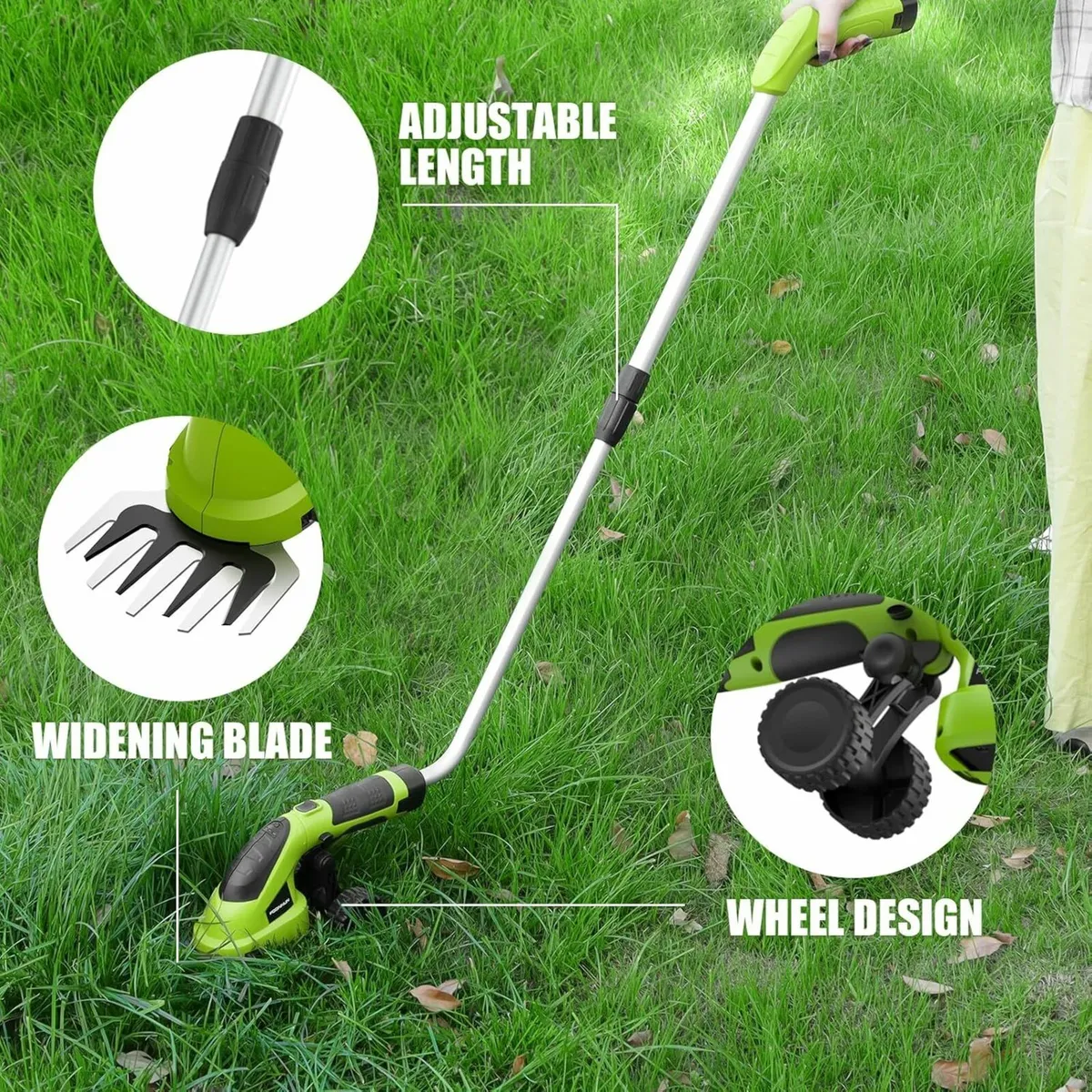 3-in-1 Cordless Hedge Grass Trimmer Electric - Image 3