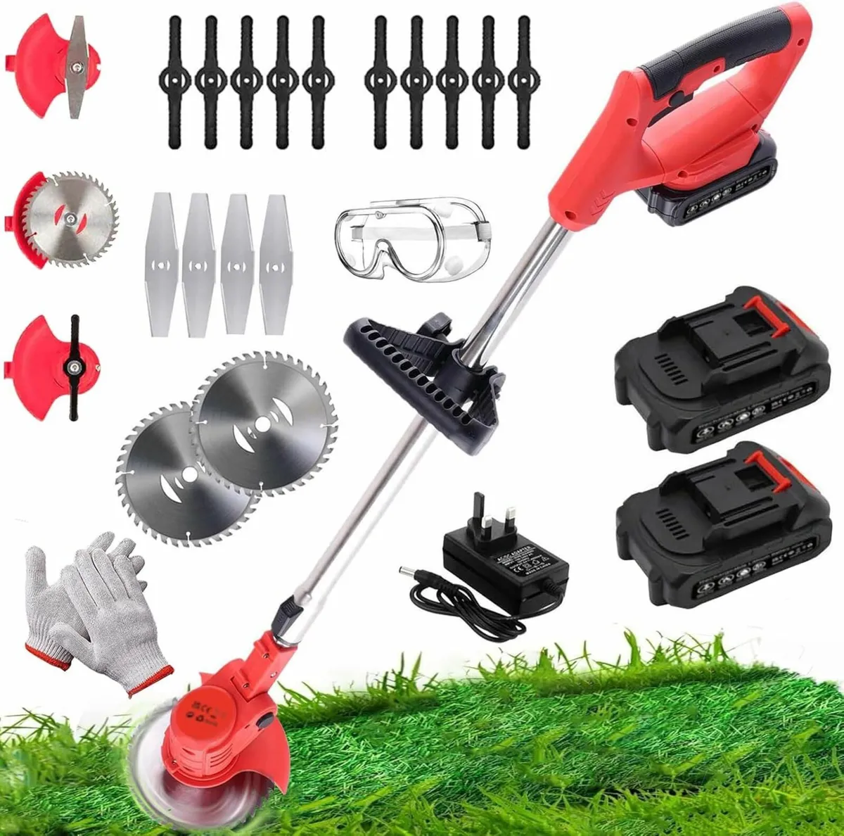 3-in-1 Cordless Strimmer Electric Battery Charger - Image 1