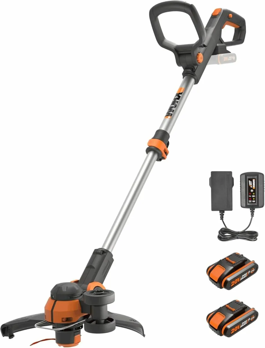 Cordless Grass Trimmer Command Feed 2 Batteries - Image 1