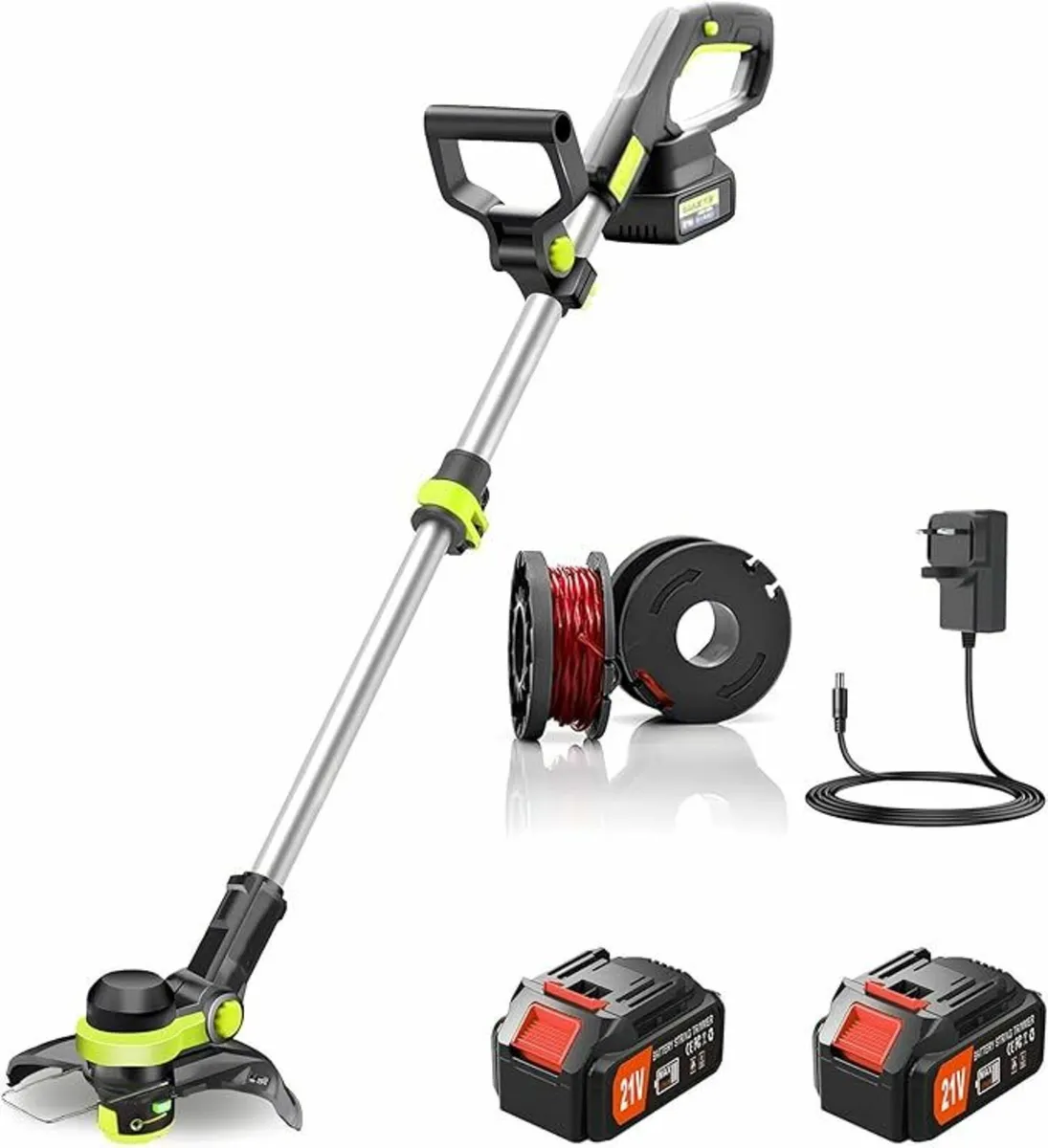 21V Cordless Grass Trimmer 2 Coils And Charger - Image 2