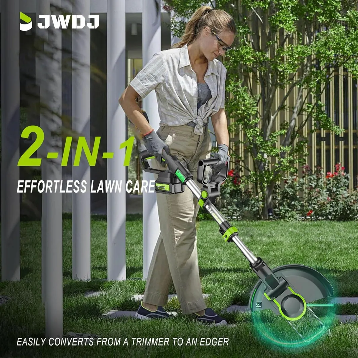 21V Cordless Grass Trimmer 2 Coils And Charger - Image 3
