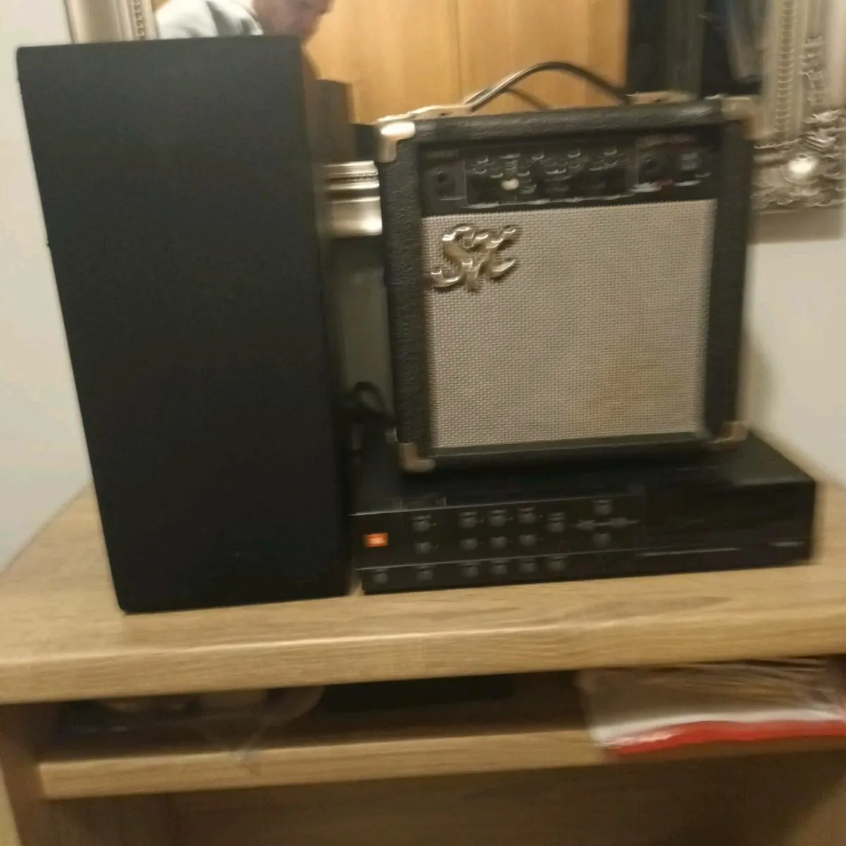 SX GA 1065 Guitar AMPLIFIER JBL ESC200 AMPLIFIER - Image 1