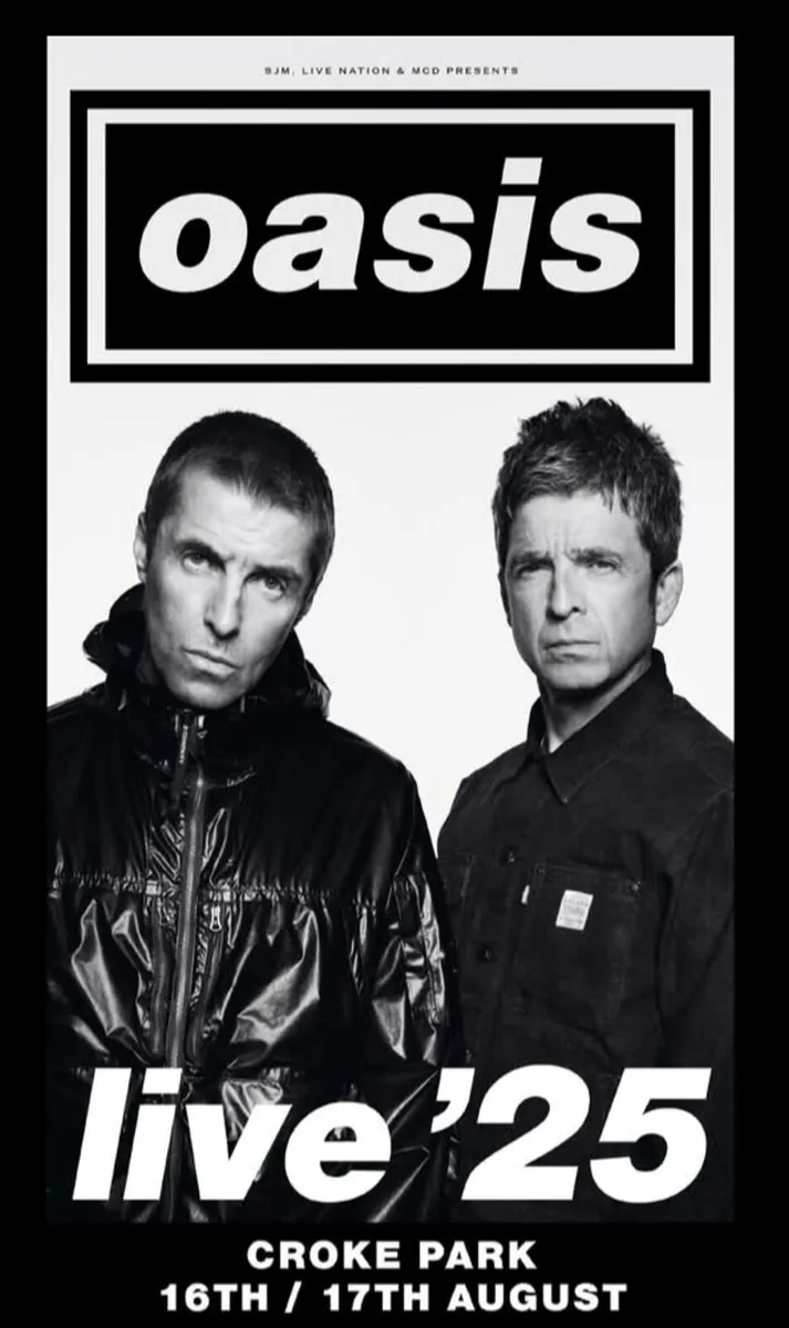 Dublin hotel stay Sunday night of Oasis concert - Image 1