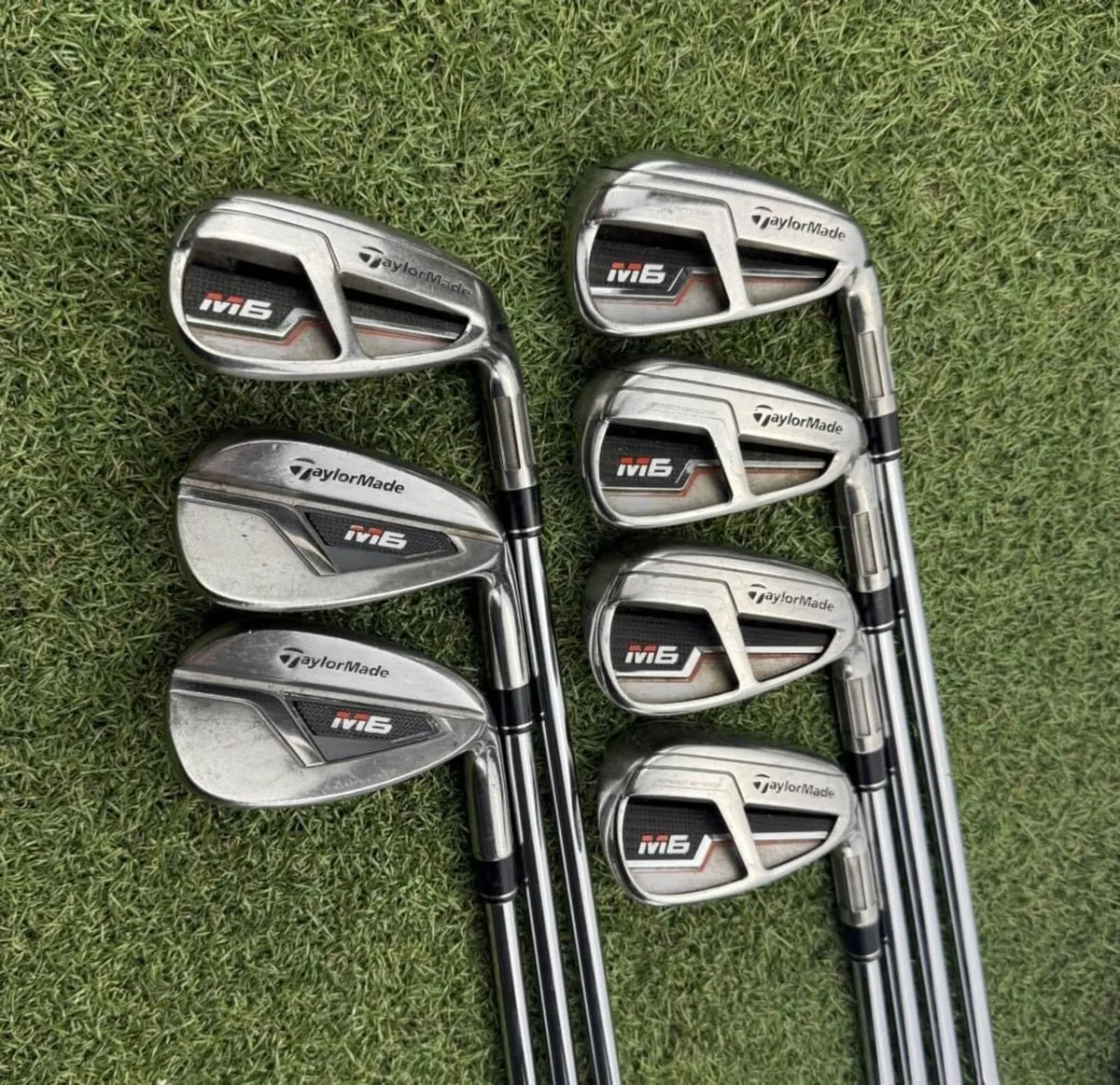 TAYLORMADE M6 IRONS / 6-PW-AW-SW / REGULAR - Image 2