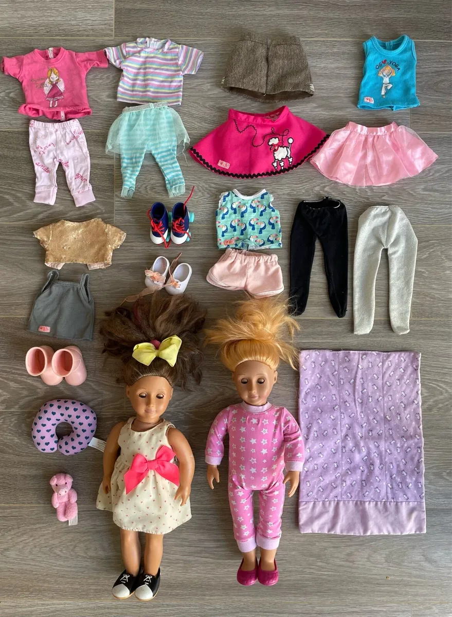 2 Generation Dolls & Clothes Bundle - Image 1