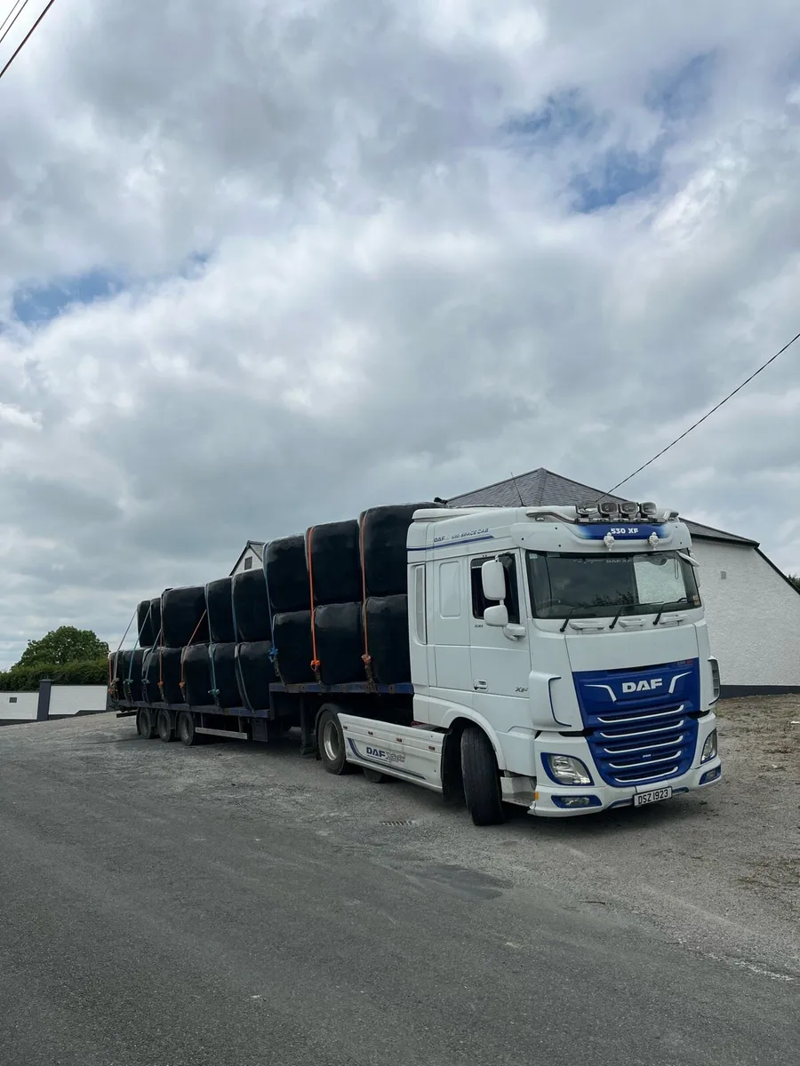 Round bales of first cut silage. - Image 1