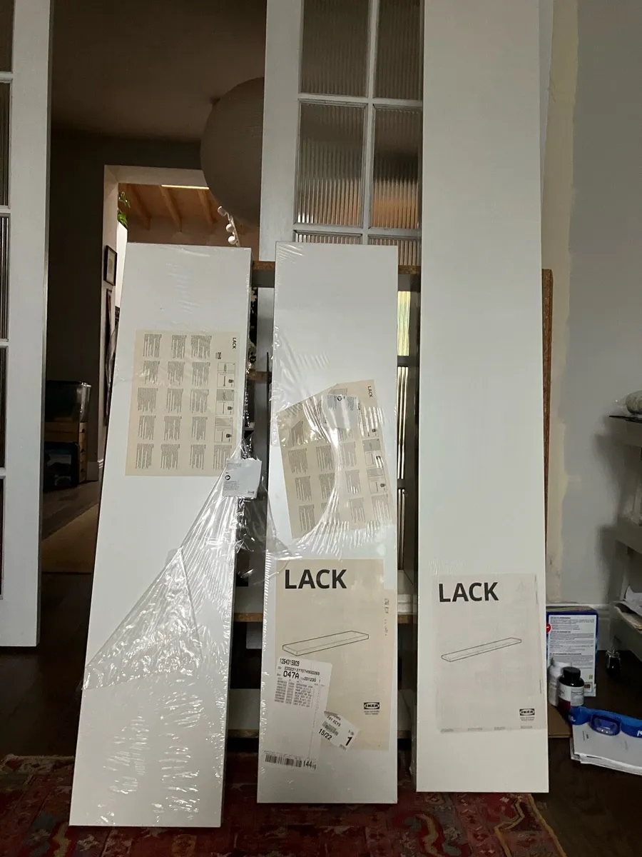 Ikea LACK floating shelves x3 - Image 2