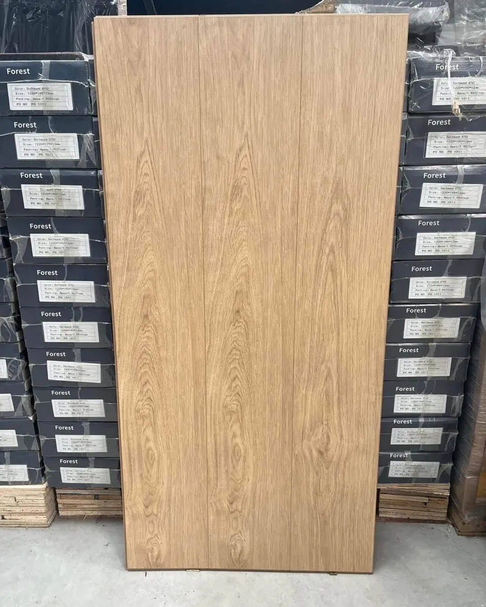New 7mm Malaga Grey Laminated Flooring FREE DE - Image 2