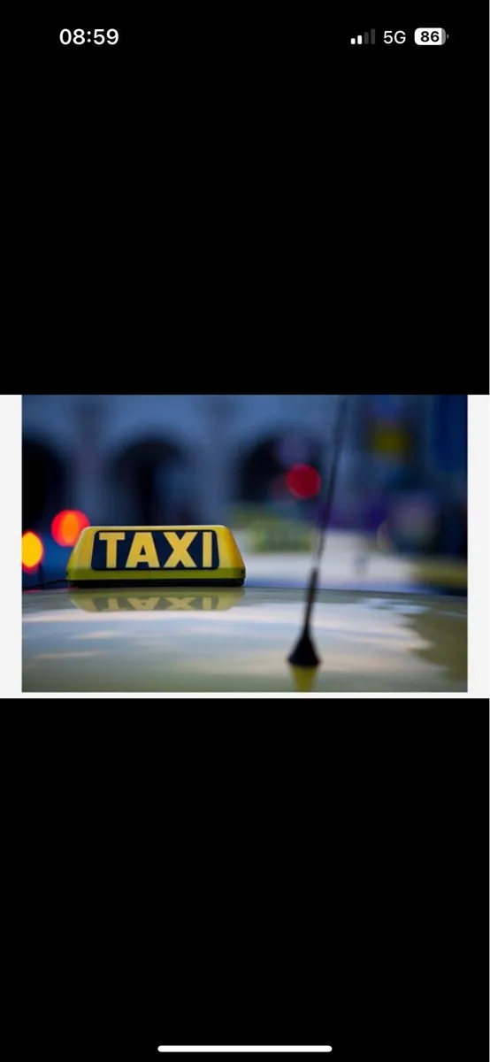 Taxi plate