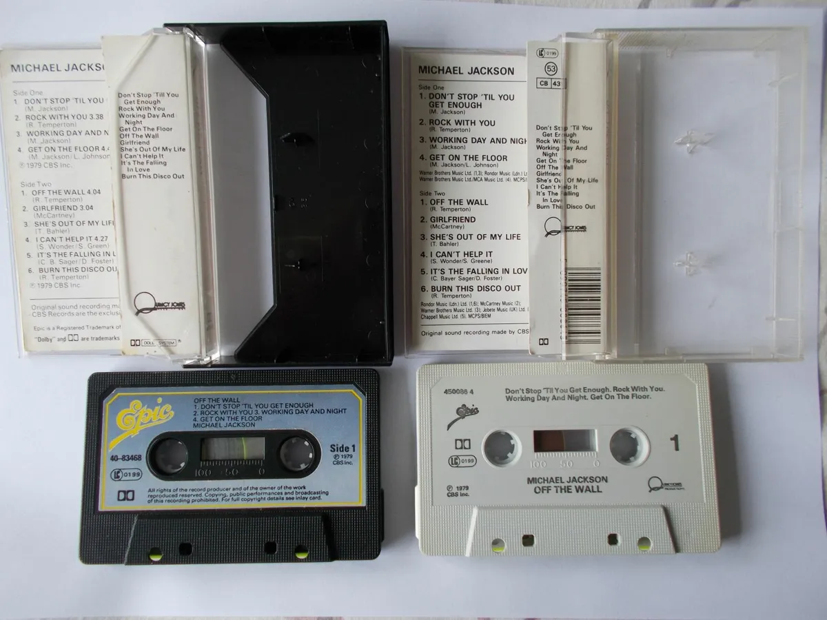 Two Michael Jackson Cassette Tapes - Image 4