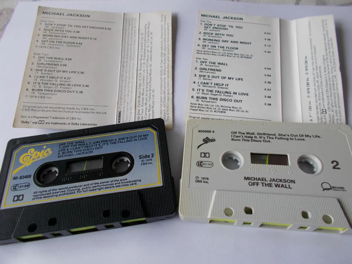 Two Michael Jackson Cassette Tapes - Image 3