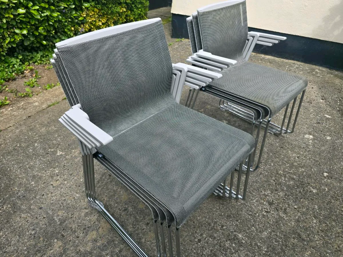 ICF stick chairs x 7 like new - Image 2