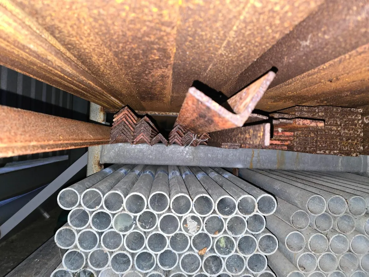 Galvanised steel tube