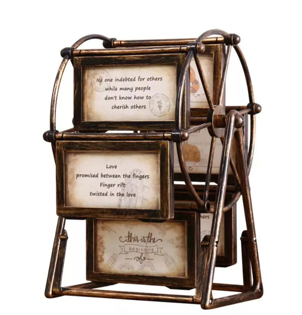 5” Multi Picture Rotating Display Holder NEW - Image 4