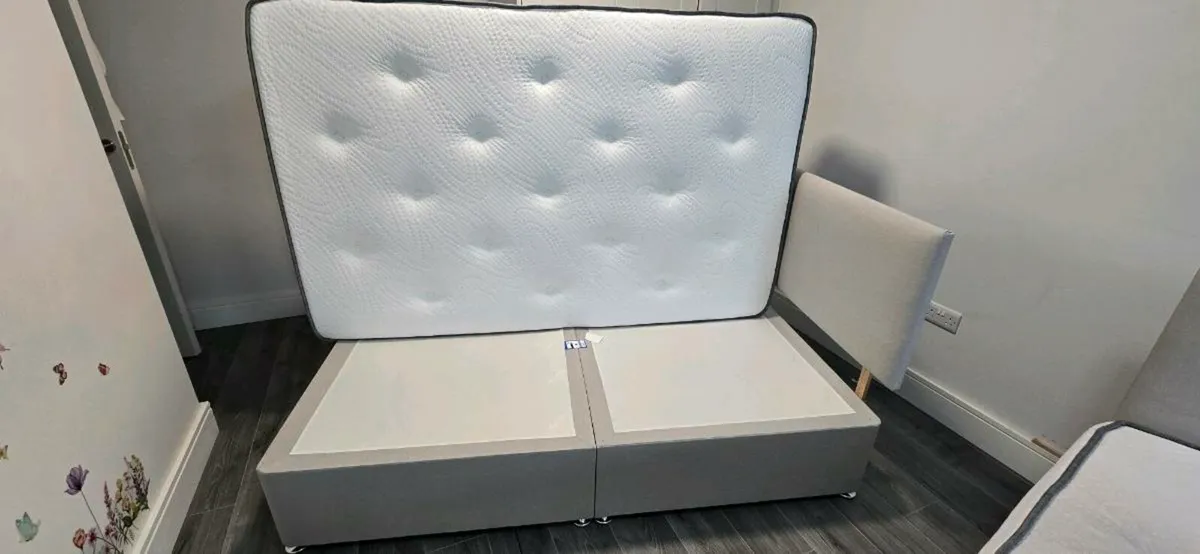 Double Bed and Mattresses - Image 1