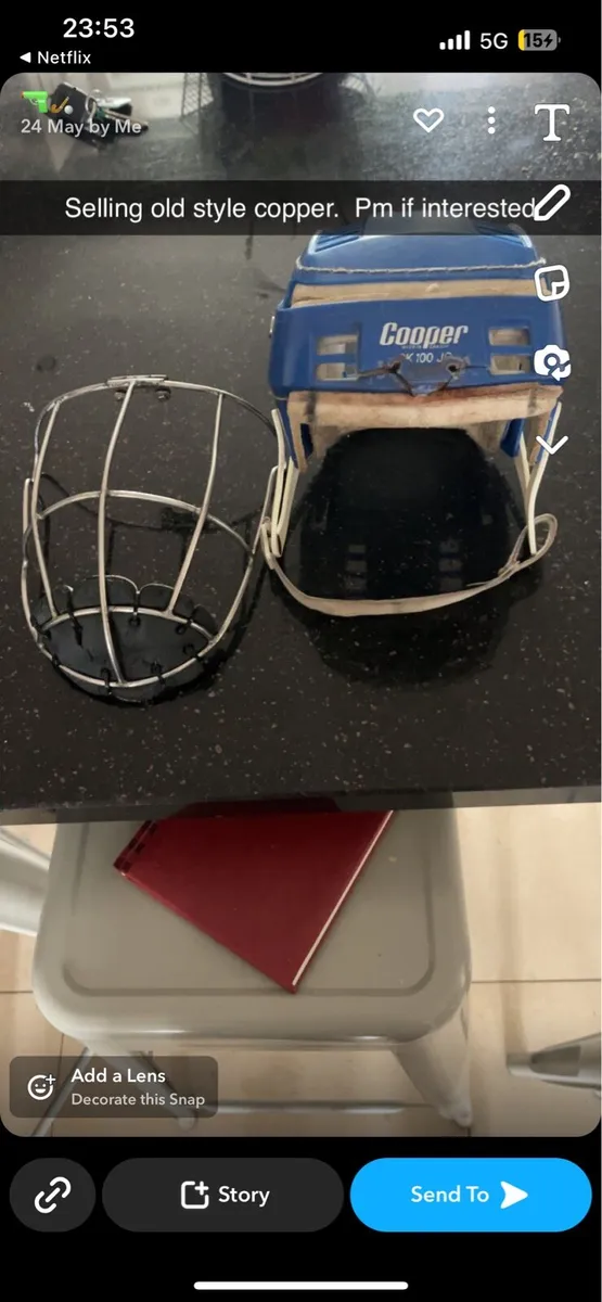 Old style cooper  helmet - Image 1