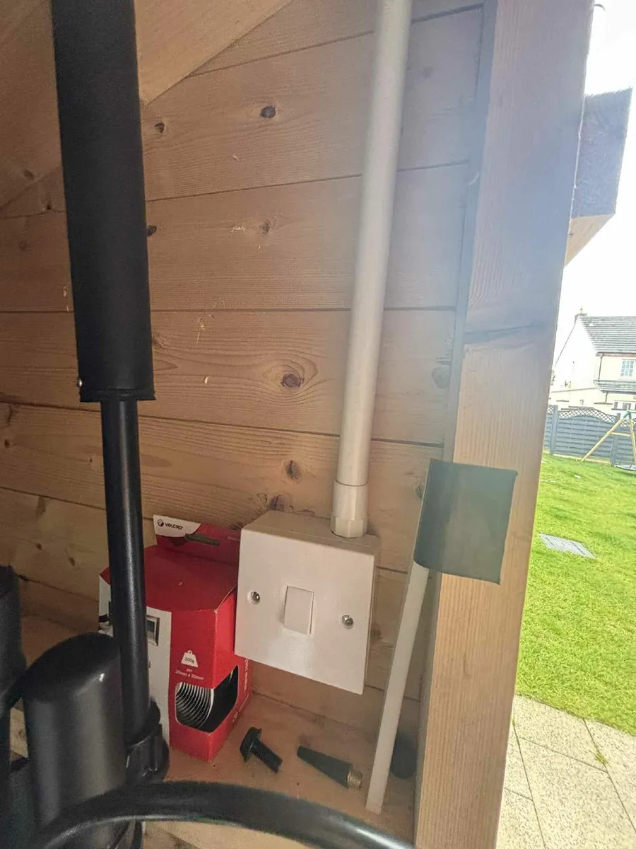 Spacious 10ft x 8ft Shed – Fully Wired with Lights - Image 1