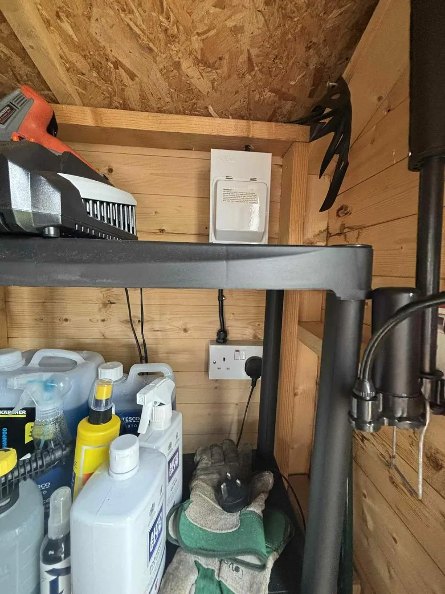 Spacious 10ft x 8ft Shed – Fully Wired with Lights - Image 4