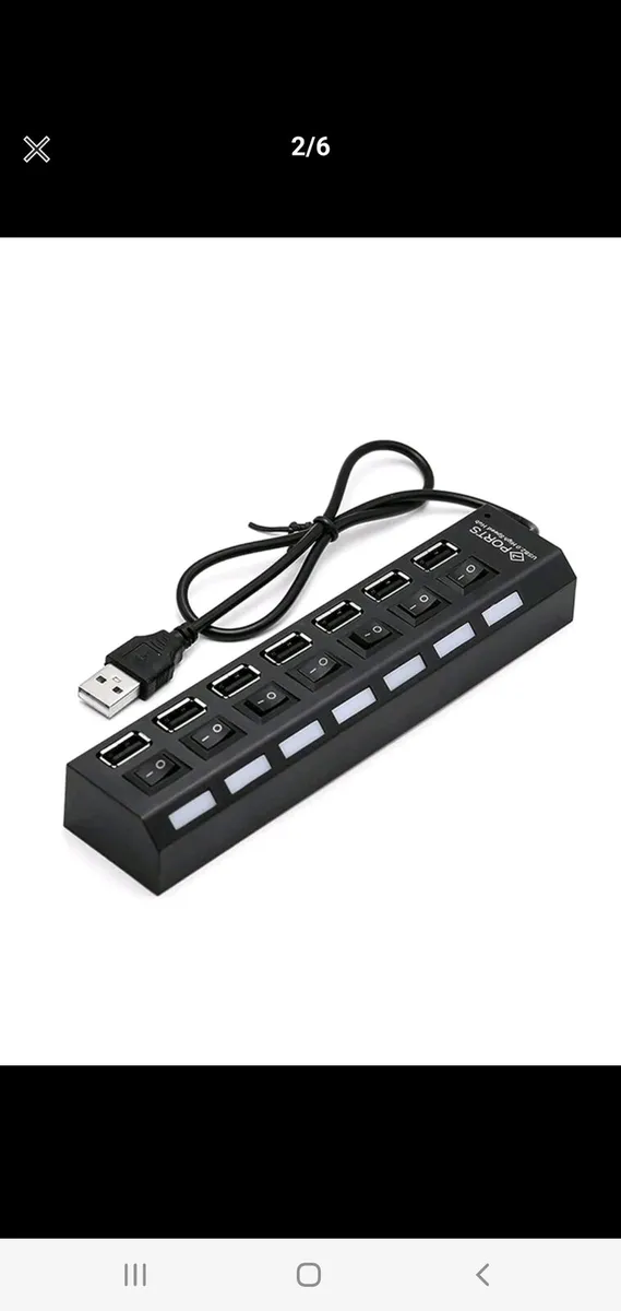 4 & 7 Port USB Hub Splitters - Image 3