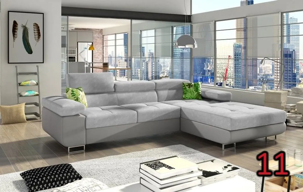 Corner sofa bed AMARANT one of most popular couches.Quick  Free delivery - Image 1