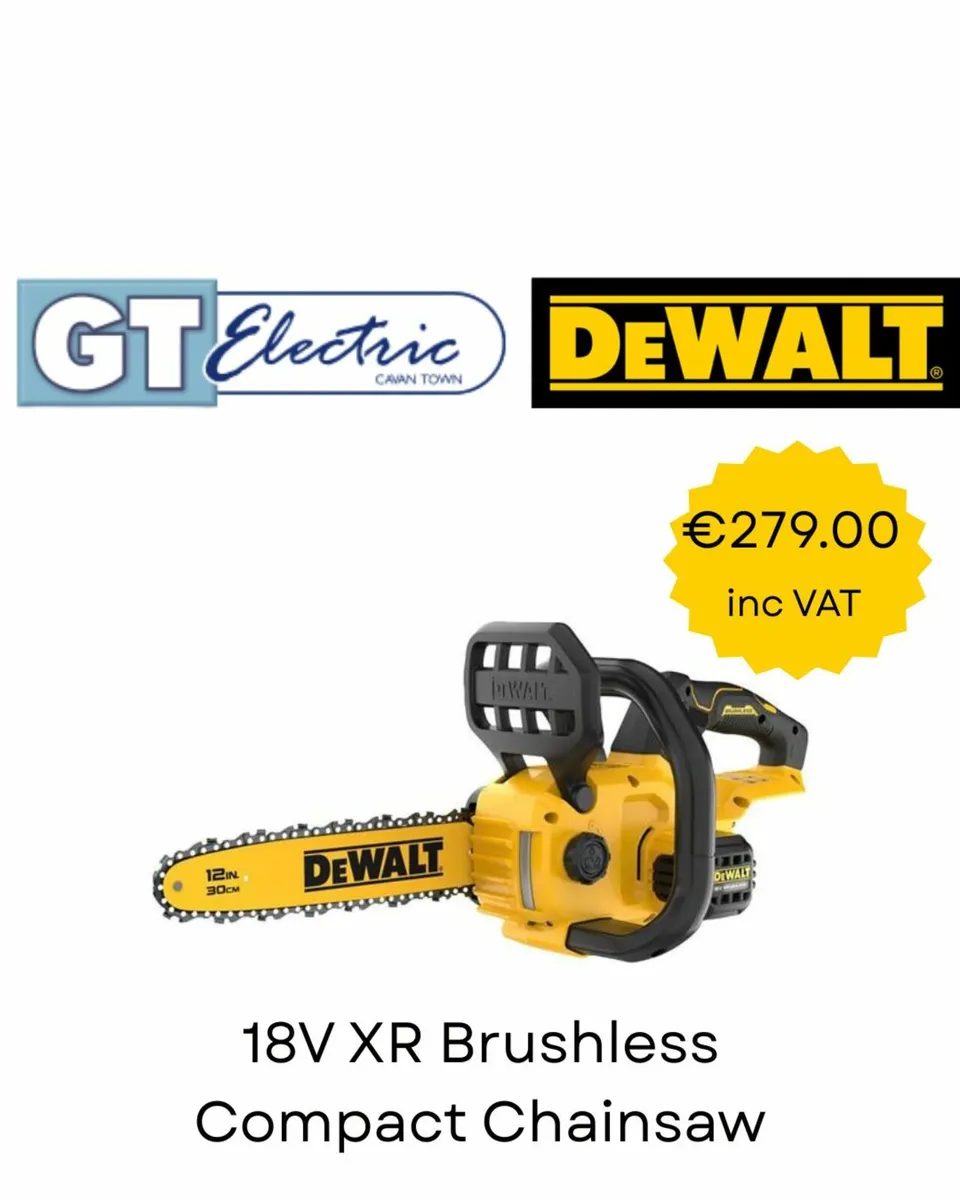 Dewalt DCMCS565N 18V XR Brushless Compact Chainsaw