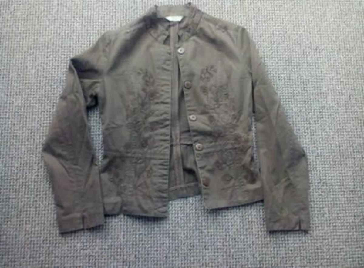 Women's Jacket with Embroidery Detail.