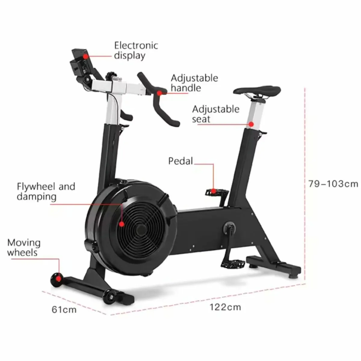 Hiit Erg Bike-Free Delivery - Image 2