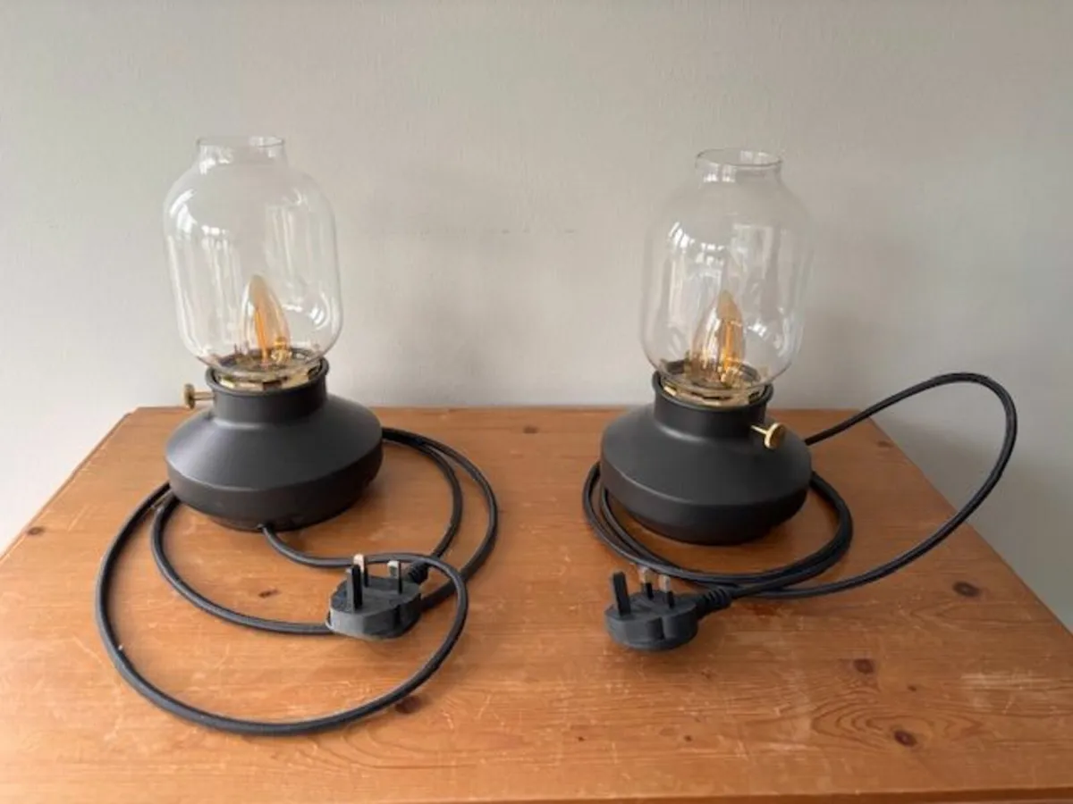 Set of 2 Table Lamps Ikea TÄRNABY (+ LED) - Image 1