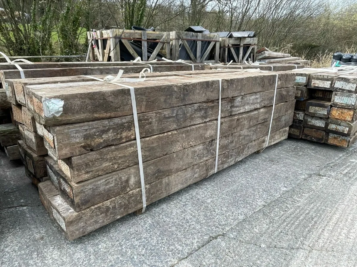 Grade A Oak Railway Sleepers - Image 4