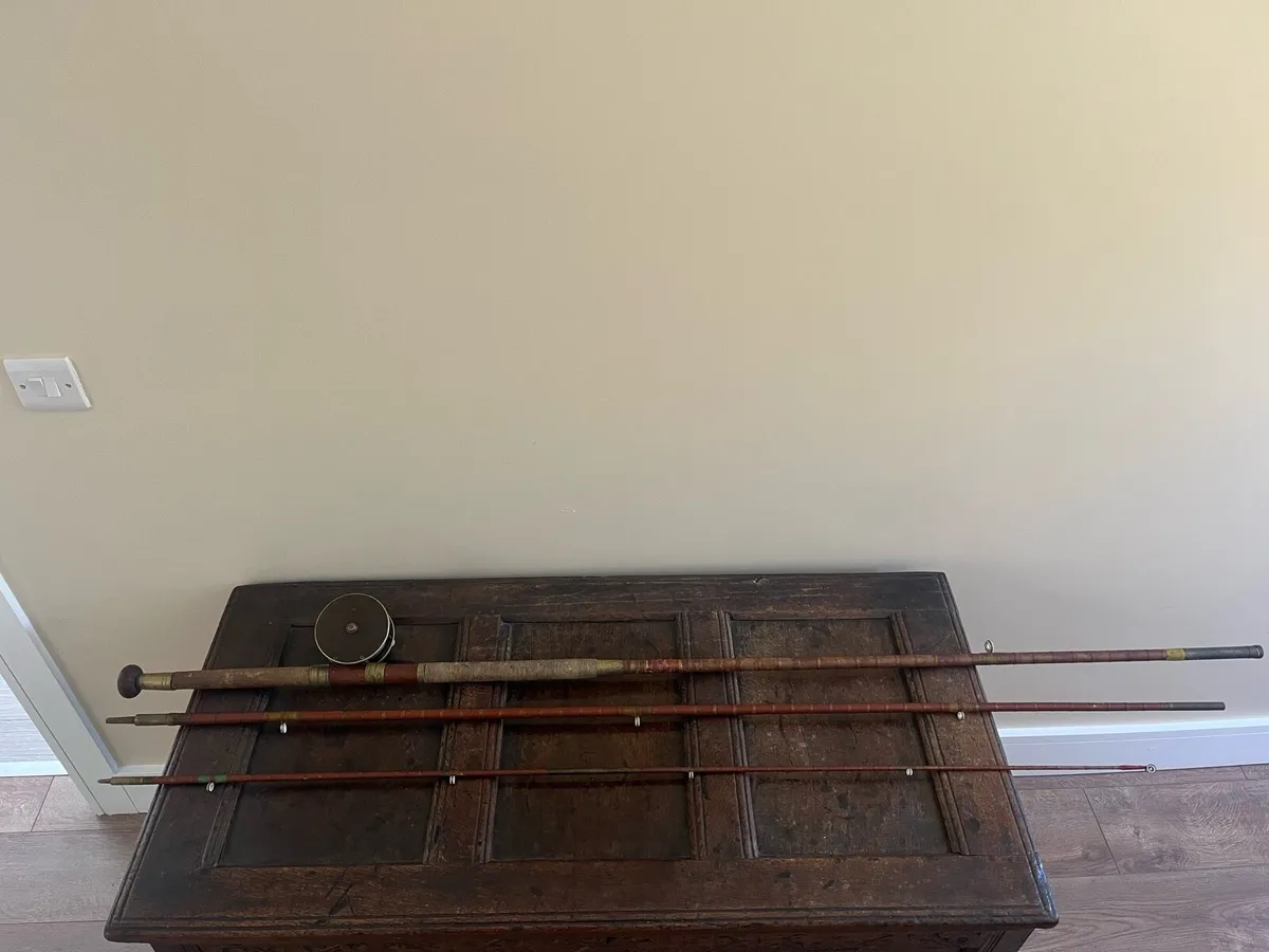 Antique W.Haynes Cork Salmon Fishing Rod - Image 4