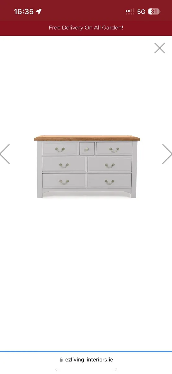 Matching bedside lockers and drawers - Image 1
