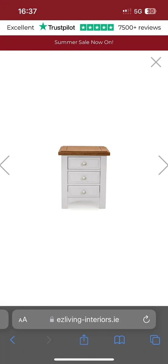 Set of Bedside lockers - Image 1