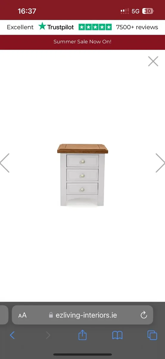 Set of Bedside lockers - Image 2