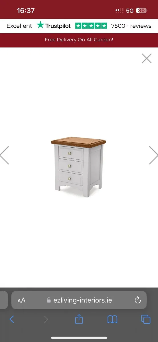 Set of Bedside lockers - Image 3