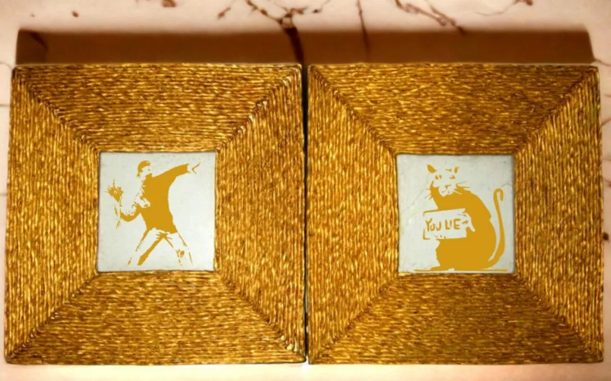 A Duo of 'After Banksy' Artwork - Image 3