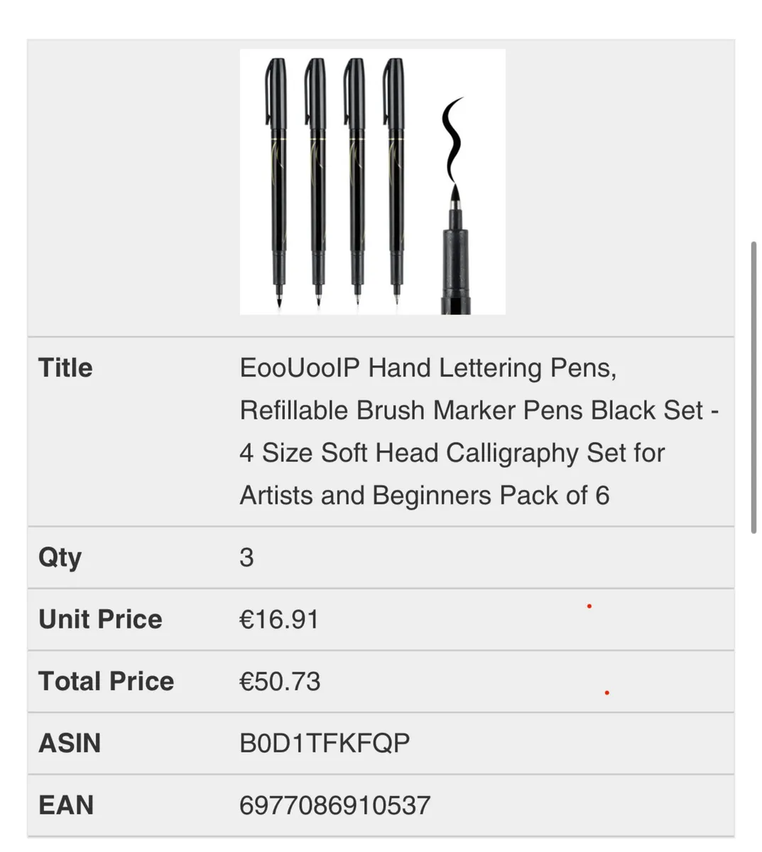 EooUoolP Hand Lettering Pens