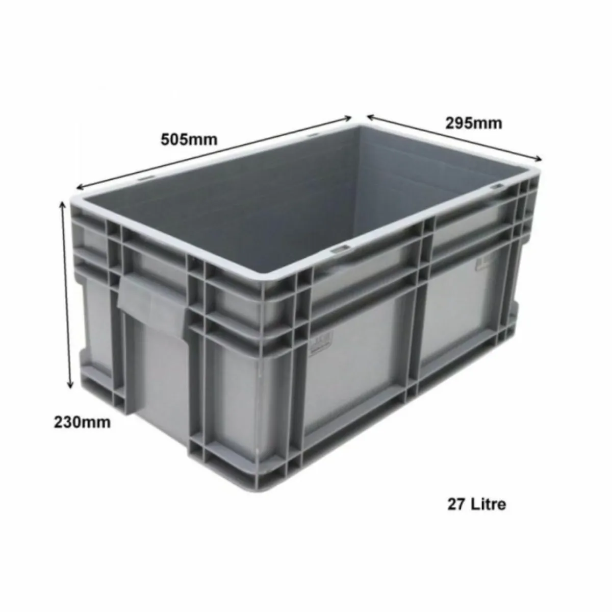 Brand new pack of 10 - 27L storage boxes - Image 3