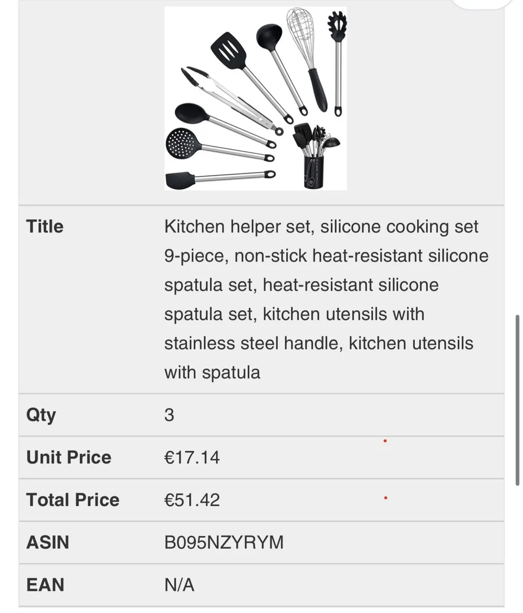 Kitchen helper set