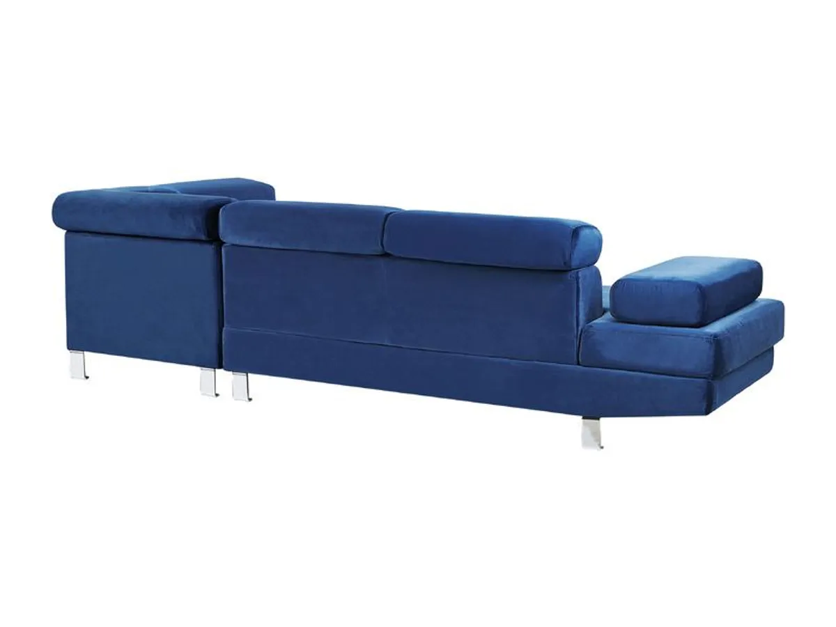 L Shape Sofa Velvet - Free Delivery in Ireland - Image 3