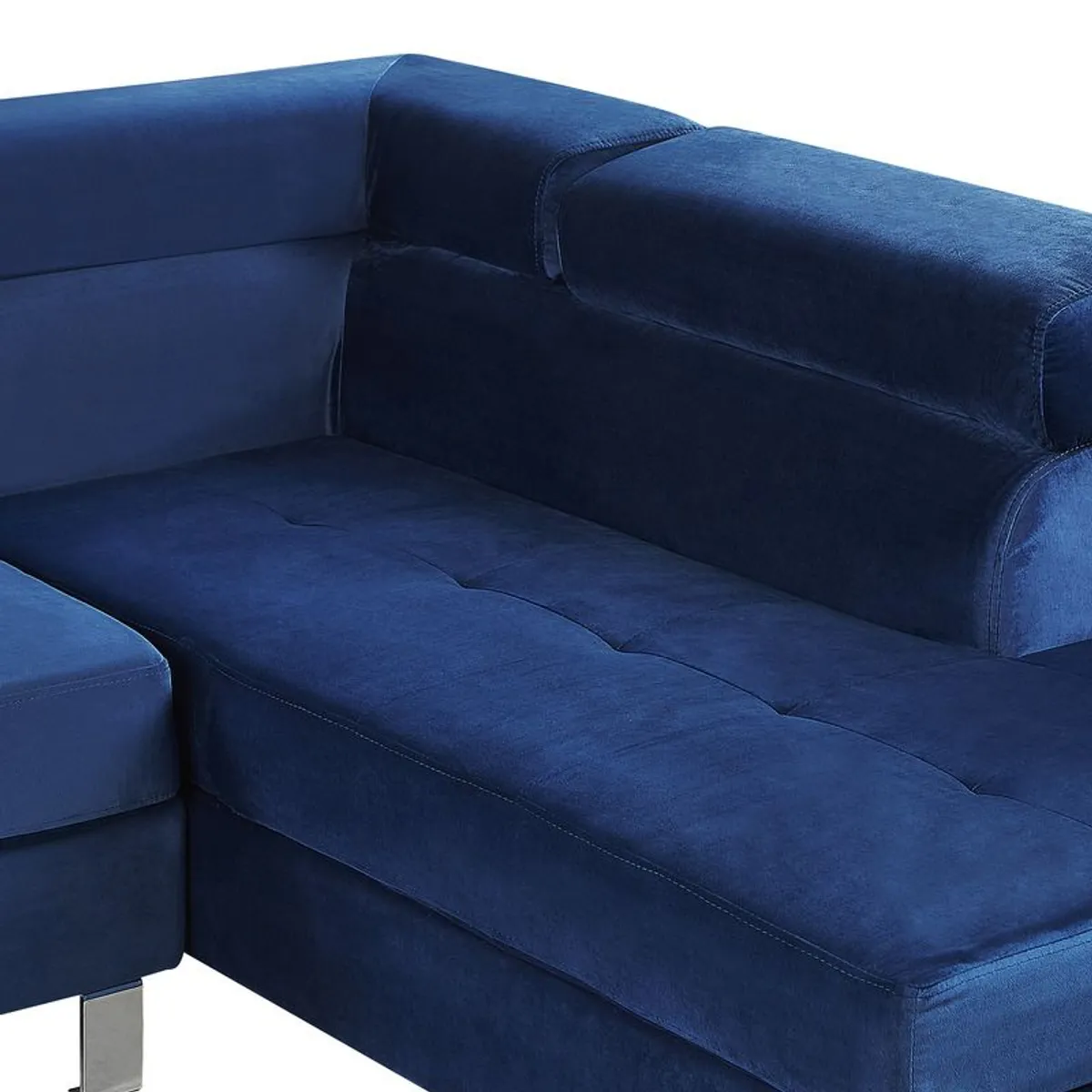 L Shape Sofa Velvet - Free Delivery in Ireland - Image 4