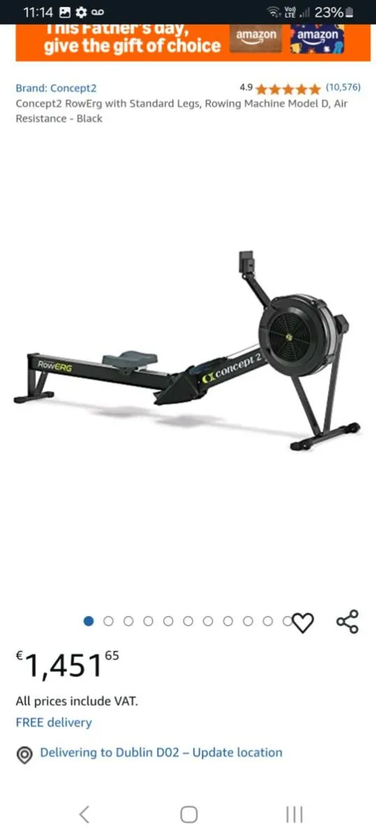 Rowing machine Concept 2 - Image 2