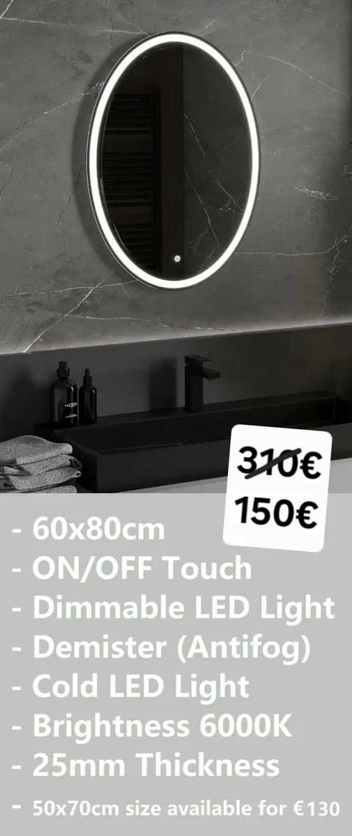 LED Bathroom Mirror - Image 2