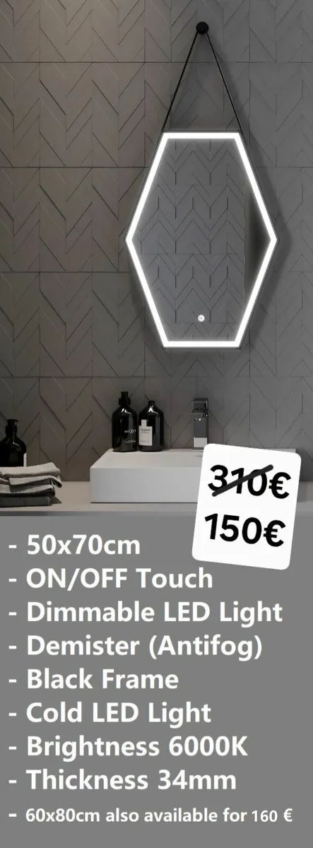LED Bathroom Mirror - Image 1