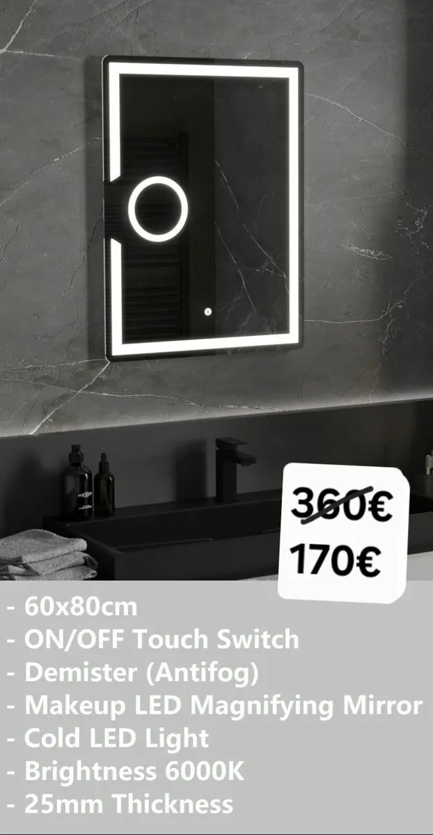 LED Bathroom Mirror - Image 2
