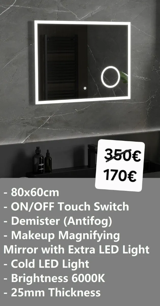 LED Bathroom Mirror - Image 2