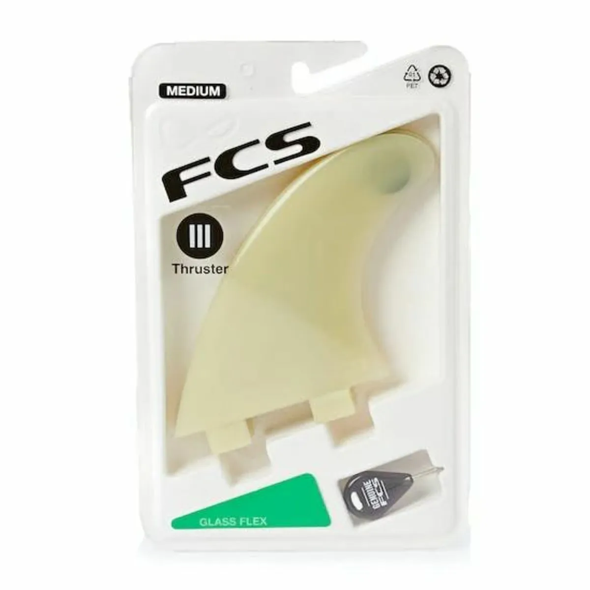 FCS I Glass Flex M5 Medium Thruster Surfboard Fin - Image 3