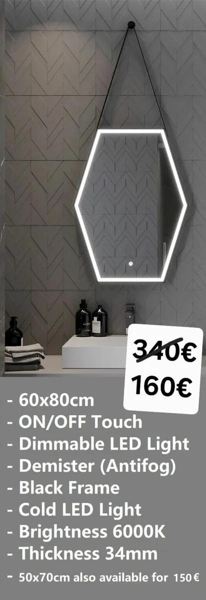 LED Bathroom Mirror - Image 2