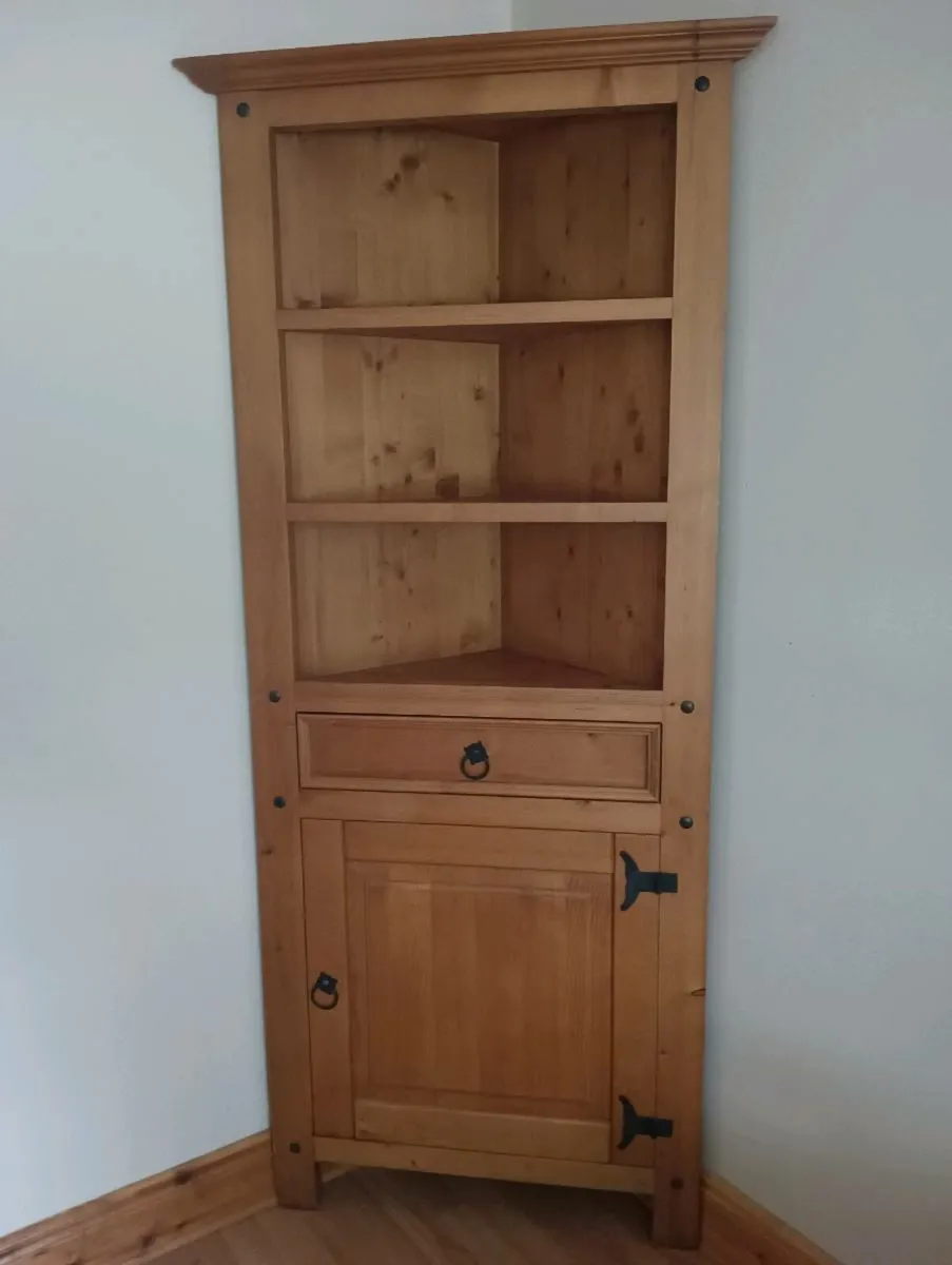 Beautiful mexican pine corner unit new, - Image 2