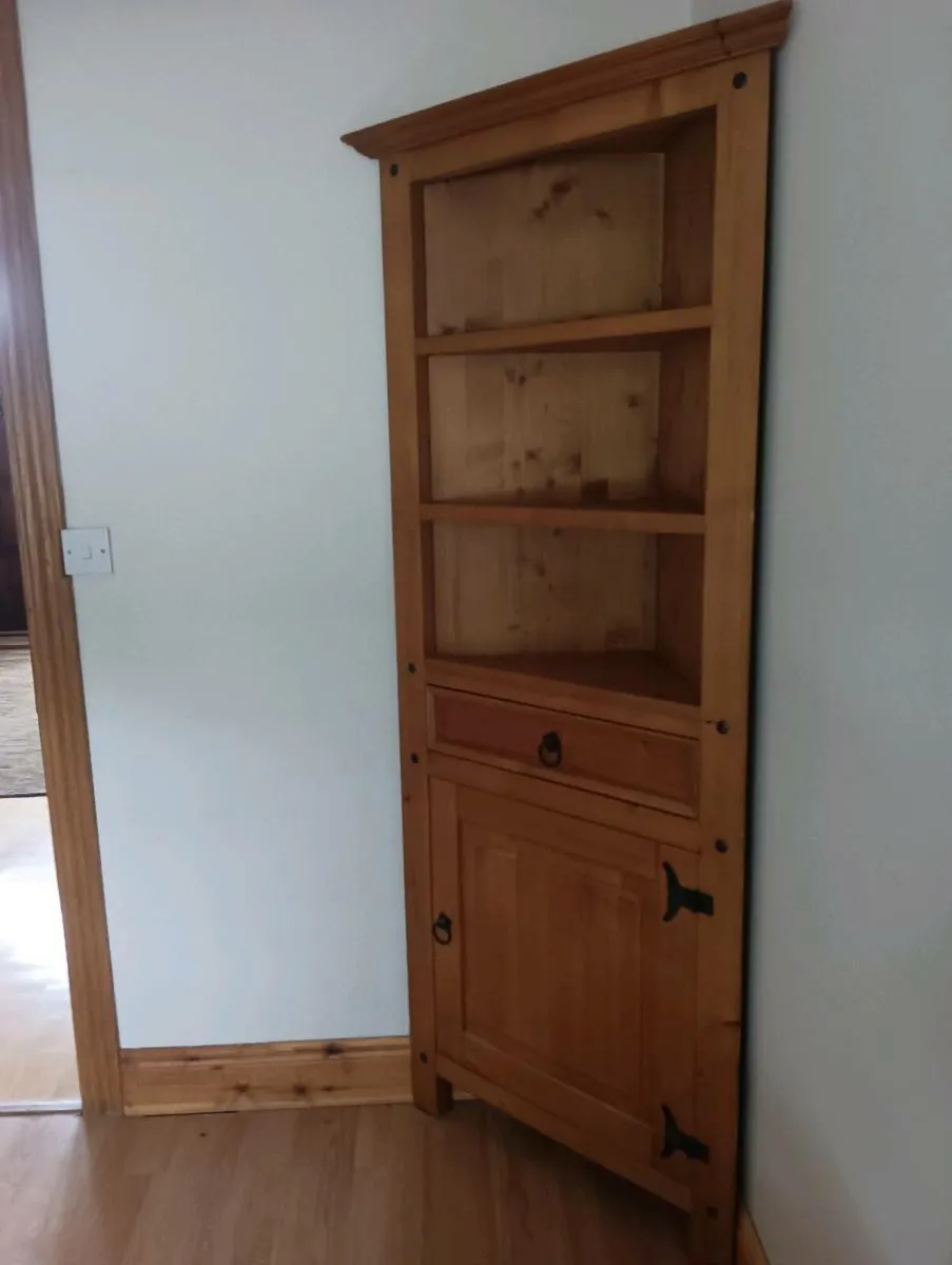 Beautiful mexican pine corner unit new, - Image 3