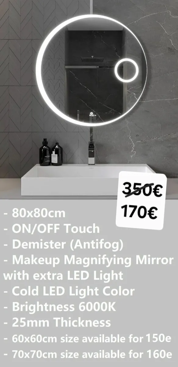 LED Bathroom Mirror - Image 1